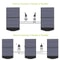 Foldable And Portable Solar Panel 100W 200W Outdoor Solar Battery Charger For Power Stations Emerg 1