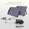 Foldable And Portable Solar Panel 100W 200W Outdoor Solar Battery Charger For Power Stations Emerg 3