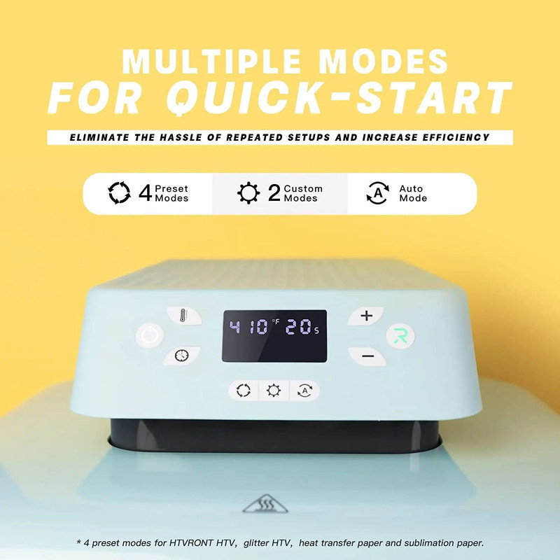 Automatic Heat Press One Key Auto Pressure DIY Sublimation  Iron On HTV Machine For Crafts T Shirts 2