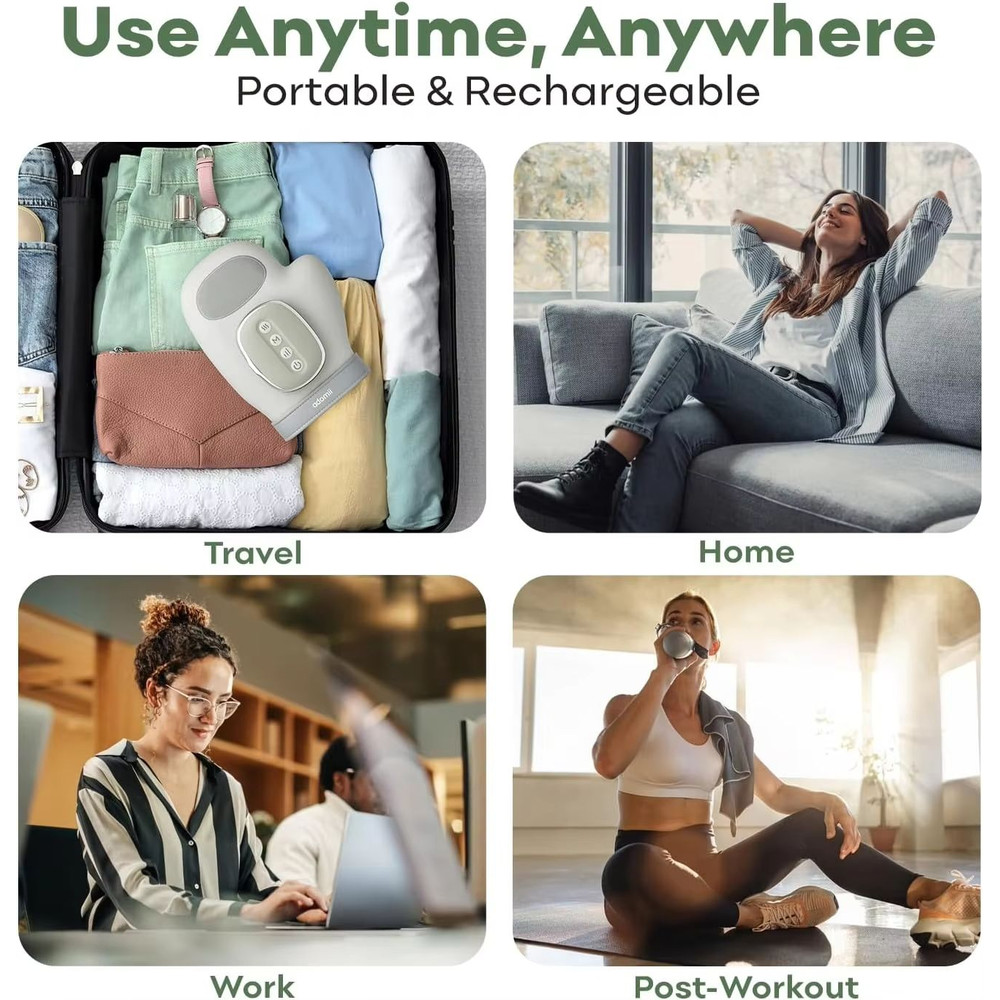 Hand Massager With Heat  Compression Electric Kneading Rollers For Carpal Tunnel Wrist  Finger Pain 4