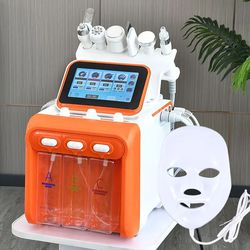 multi function hydro facial machine, aqua peeling, skin scrubber, oxygen jet dermabrasion