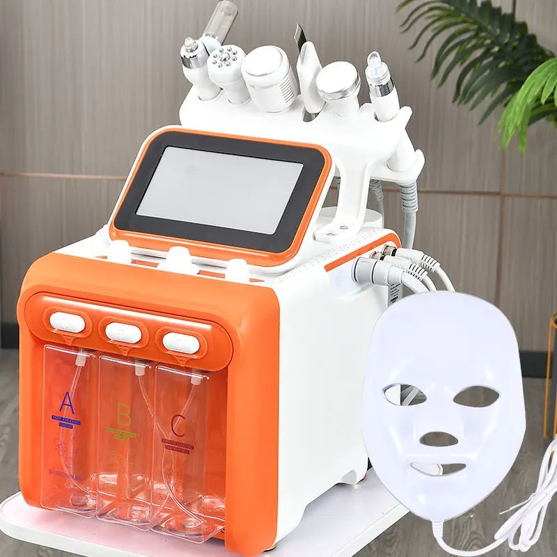 Multi Function Hydro Facial Machine Aqua Peeling Skin Scrubber Oxygen Jet Dermabrasion 5
