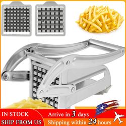stainless steel french fry cutter manual potato chipper with sharp blades multifunction vegetable fruit slicer for onion
