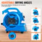 VEVOR Floor Blower Fan 1360 RPM Air Mover For Drying Cooling Portable Dryer Fan For Home GaragePlum 3