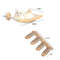 Cat Hammock Stairway With Sisal Rope WallMounted Climbing Shelf Scratching Toy And Perch For Kitten 5