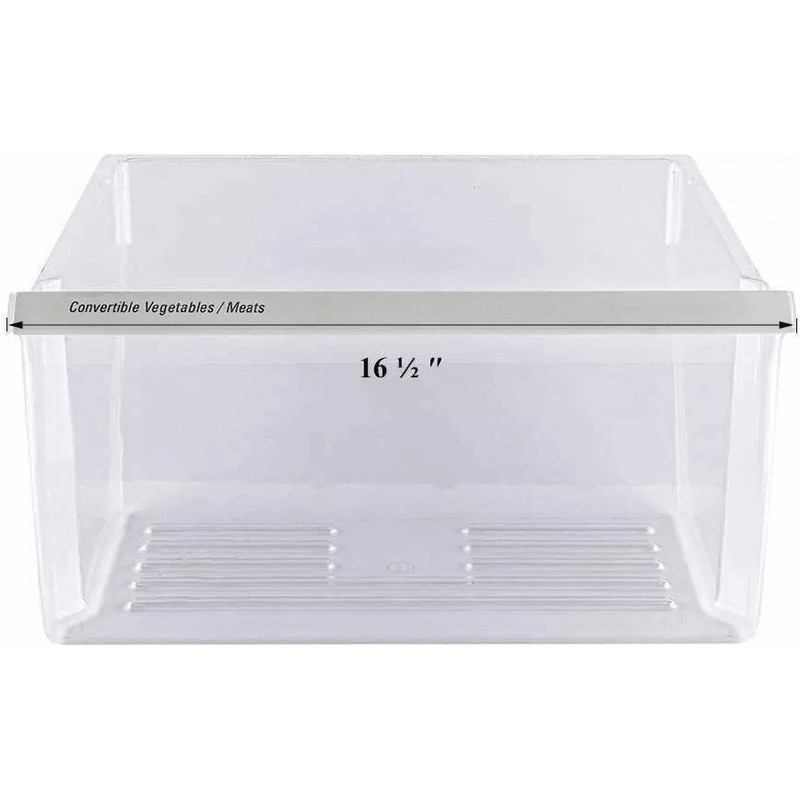 Lower Clear Crisper Pan Compatible With Whirlpool Refrigerator Replacement Vegetable Drawer Bin For 0