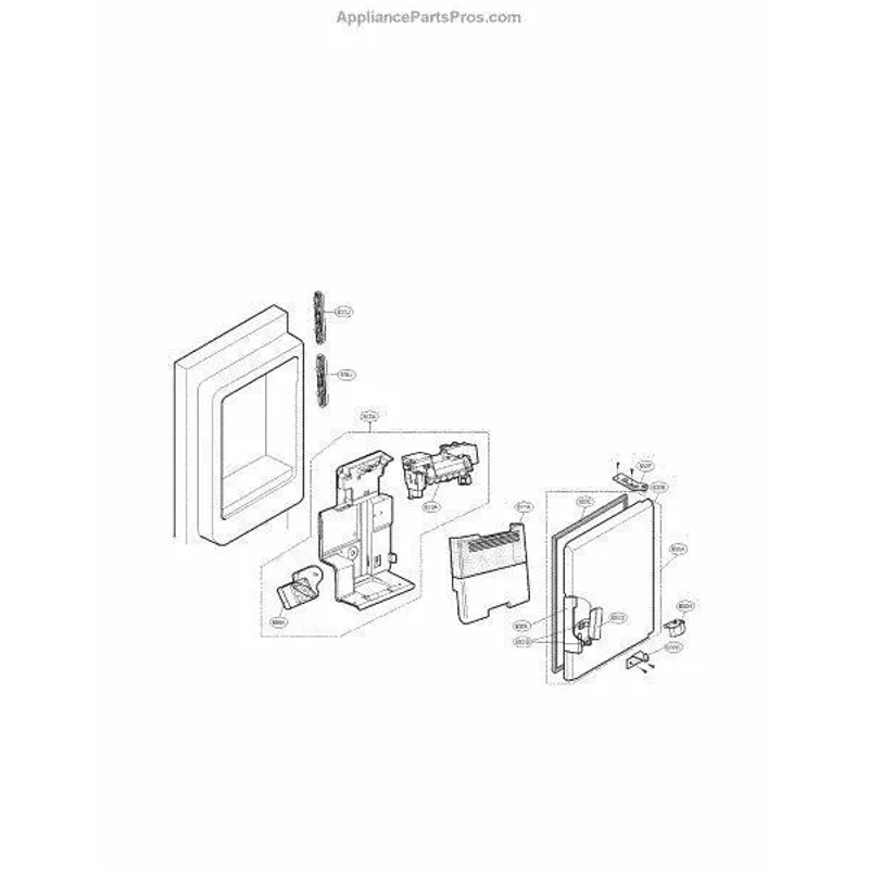 Ice Bin Bucket Compatible With LG Refrigerator HighQuality Ice Container Replacement Fits Select LG 3