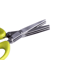 Multifunctional 5 Layers Stainless Steel Knives Kitchen Scissors Scallion Cutter Herb Laver Spices 5