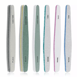 pro nail files set, double sided emery boards, buffer & shiner kit for salon & home