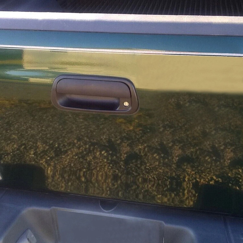 For Toyota Tundra Pickup 20002006 Black Tailgate Handle With Liftgate Latch Keyhole Direct OEM Re 2