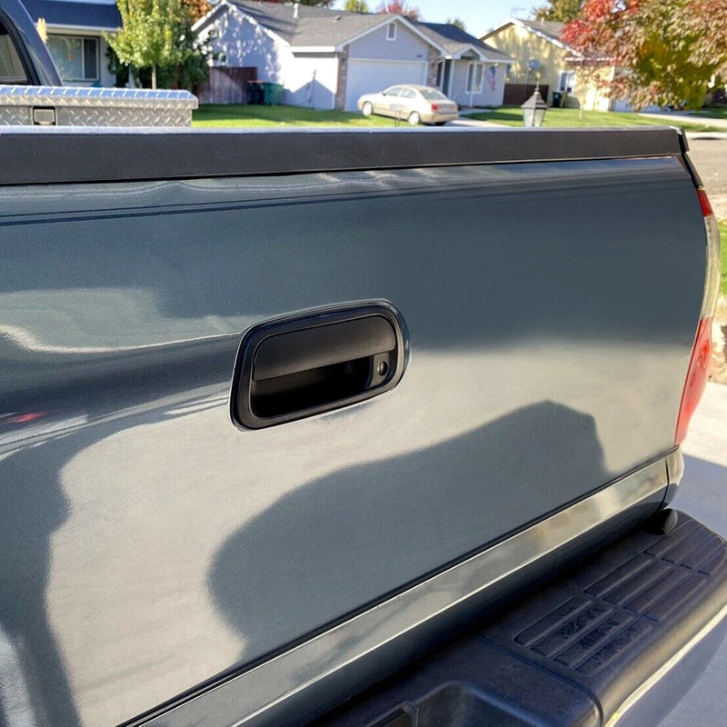 For Toyota Tundra Pickup 20002006 Black Tailgate Handle With Liftgate Latch Keyhole Direct OEM Re 5