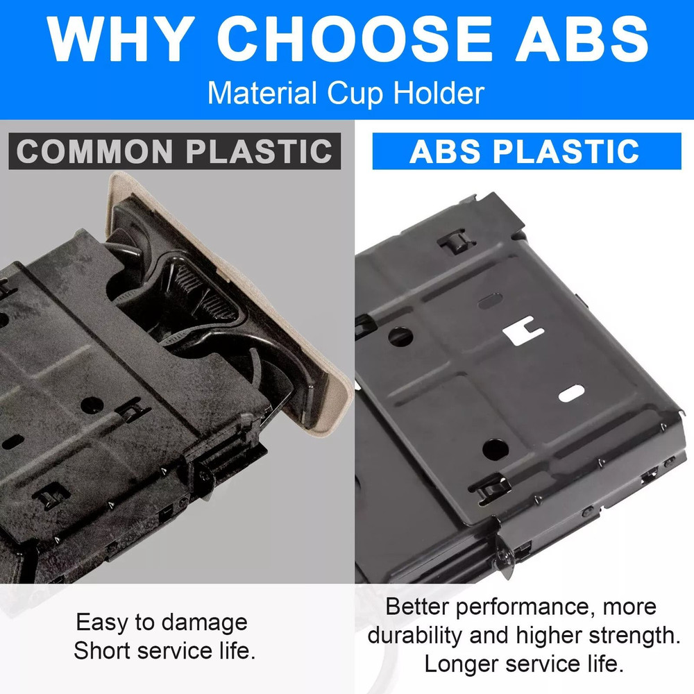 19992004 Ford Super Duty F250 F350 F450 F550 Dash Cup Holder Parchment Tan OEM Replacement 11