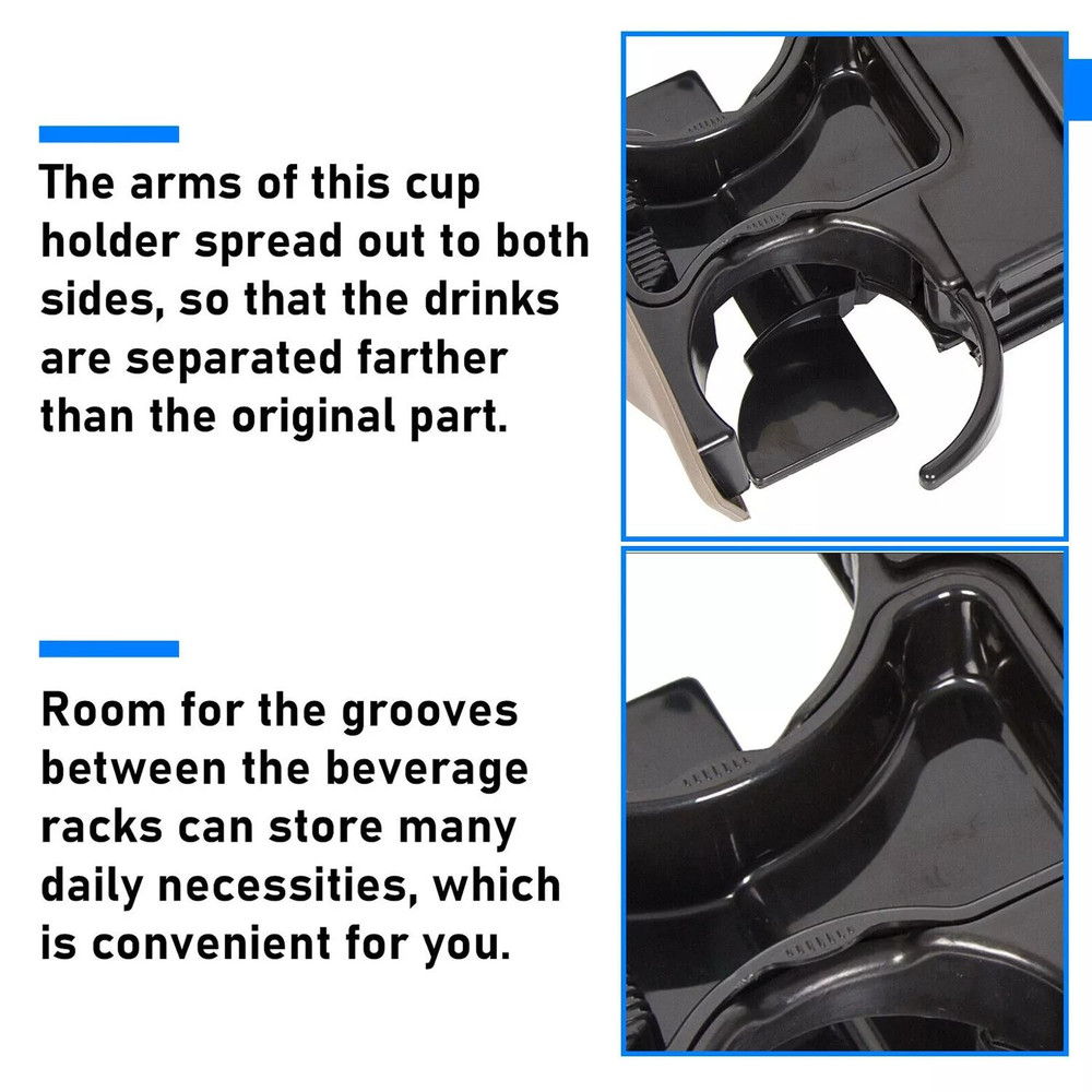 19992004 Ford Super Duty F250 F350 F450 F550 Dash Cup Holder Parchment Tan OEM Replacement 3