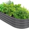 Galvanized Raised Garden Bed Planter Box For Vegetables Outdoor Durable Steel Planter By Utopia Ho 2