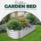 Galvanized Raised Garden Bed Planter Box For Vegetables Outdoor Durable Steel Planter By Utopia Ho 4