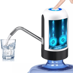 universal water bottle pump, usb electric automatic dispenser with one touch switch