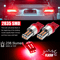 LED Red Strobe Brake Tail Parking Lights Flashing Stop Bulbs Brighter Plug Play With Heat Dissipati 3