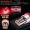 LED Red Strobe Brake Tail Parking Lights Flashing Stop Bulbs Brighter Plug Play With Heat Dissipati 1