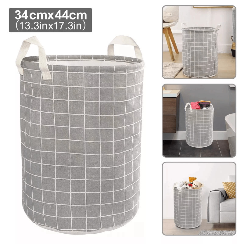 Foldable Laundry Hamper With Waterproof Coating Large Dirty Clothes Basket Wash Bag Organizer For 0