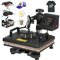 Heat Press Machine For TShirts Combo Kit Sublimation Swing Away Multifunctional TShirt Printing Pre