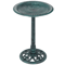 Luxury Bird Bath Garden Decorative Assembled Verdigris Bird Feeder Outdoor Patio Backyard Water Bow 11