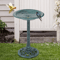 Luxury Bird Bath Garden Decorative Assembled Verdigris Bird Feeder Outdoor Patio Backyard Water Bow 3