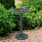 Luxury Bird Bath Garden Decorative Assembled Verdigris Bird Feeder Outdoor Patio Backyard Water Bow 2
