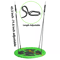 HeavyDuty Adjustable Round Saucer Tree Swing Set With Web Net Outdoor Playground Swing For Kids Bac 8