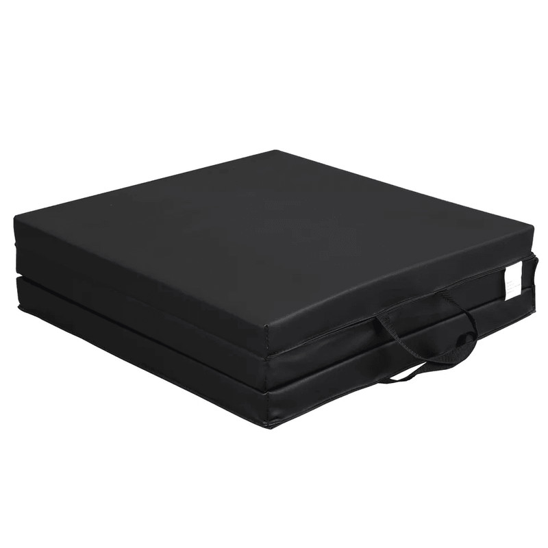 NonSlip PU Leather Folding Gym Mat Portable Exercise Mat For Gymnastics Yoga Pilates Stretching Tum 7