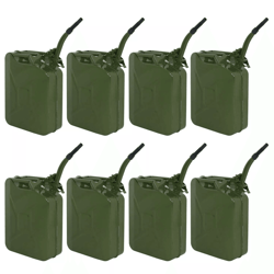 jerry can, gallon steel backup gasoline tank military green fuel storage for emergency use
