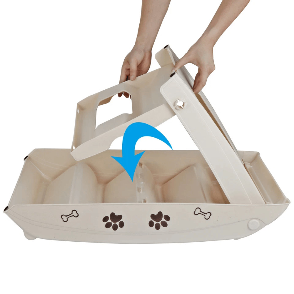 Light Weight Foldable Dog Stairs NonSlip Pet Ladder With Rubber Feet For Dogs Portable Folding Pet 6