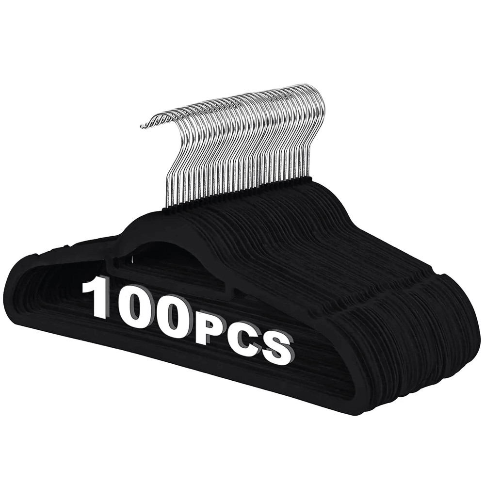 Premium Sturdy Rotatable Clothes Hangers For Suits Shirts Pants Space Saving NonSlip Velvet Hanger 8