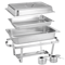 Quart Stainless Steel Chafing Dishes Buffet Trays Chafer With Warmer Heavy Duty Catering Food Warme 4
