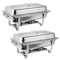 Quart Stainless Steel Chafing Dishes Buffet Trays Chafer With Warmer Heavy Duty Catering Food Warme 7