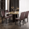 Formal Dining Room Chairs Set Parson Style With Leather Accent And Solid Wood Legs Modern Upholster 1