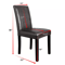 Formal Dining Room Chairs Set Parson Style With Leather Accent And Solid Wood Legs Modern Upholster 10
