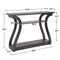 Console Table Modern Accent Side Stand Stylish Sofa Entryway Hall Display Storage 3
