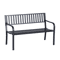 Heavy Duty Outdoor Bench Steel Patio Garden Furniture Park Chair For Backyard Deck  Porch Seating 9