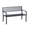 Heavy Duty Outdoor Bench Steel Patio Garden Furniture Park Chair For Backyard Deck Porch Seating 9