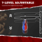 Height Adjustable Soozier Wall Mounted Speed Bag Platform Heavy Duty Boxing Speedball Platform For 6