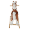 Plush Wood Kids Ride On Rocking Horse Toy Traditional Pony With Neigh Sound Safe Fun Toddler Gift 5