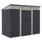 Metal Outdoor Storage Tool Garden Shed With Dual Air Vents For Backyard HeavyDuty WeatherResistant 7