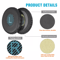Premium Ear Pads Foam For BOSE Soundlink OnEar Headphones Replacement Soft Cushions For Superior Co 4