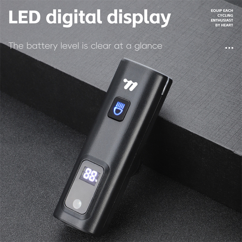 Bicycle Headlight, Intelligent Light Sensing Quick Release Bike Front Light & Portable Cycling Flashlight