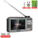 Portable FM Radio with Video Display, Wireless Bluetooth Speaker, MP4 Music Player, Dual TF Card Slot, E-book Playback