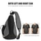 Sling Bag for Men & Women, One Shoulder Crossbody USB Backpack for Travel, Cycling, Sports, Students, School & Outdoor