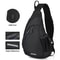 Sling Bag for Men & Women, One Shoulder Crossbody USB Backpack for Travel, Cycling, Sports, Students, School & Outdoor