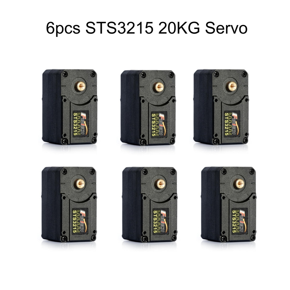 Smart Servo Dual Axis String Motor for SO-ARM100 Robotic Arm Programming, 360° Rotation Magnetic Coding Sensor