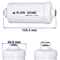 Replacement Fluoride Water Filter for Gravity Water Filtering System, Compatible Purification Elements for Clean Water