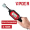 Digital Torque Wrench, Interchangeable Ended Head with Buzzer, LED & Calibrated Accuracy for Automotive, Industrial Use